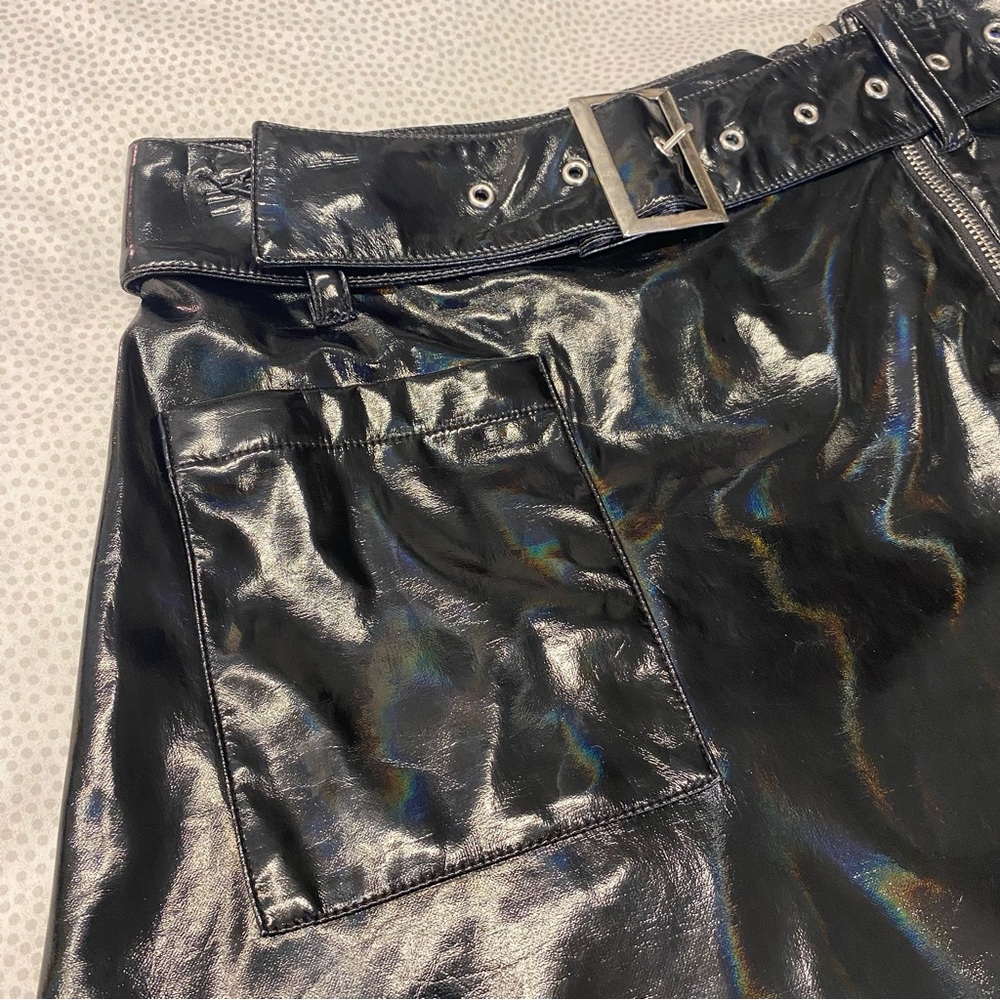 Dollskill Horoscopes black holographic mini skirt small - Picture 3 of 7
